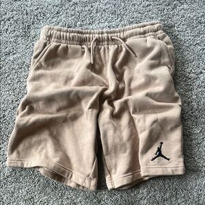 Jordan Logo Tan Shorts